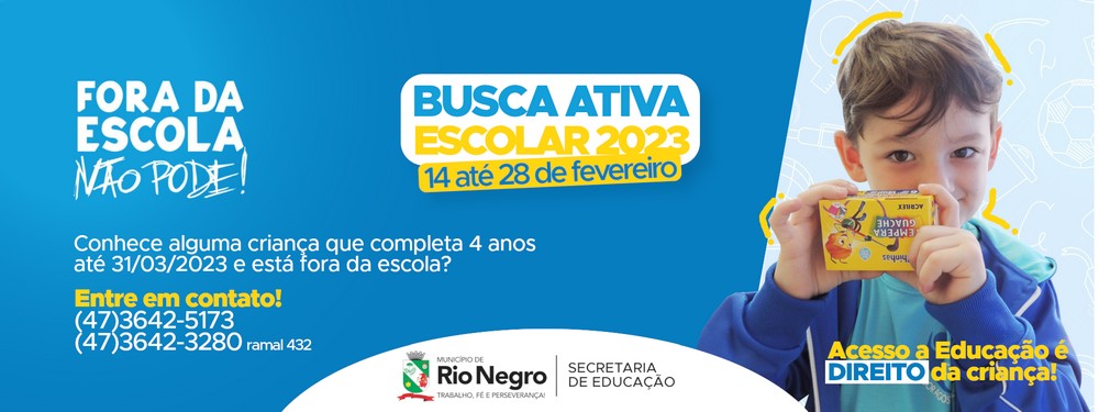 Educa O De Rio Negro Inicia A Busca Ativa Escolar Tribuna Da