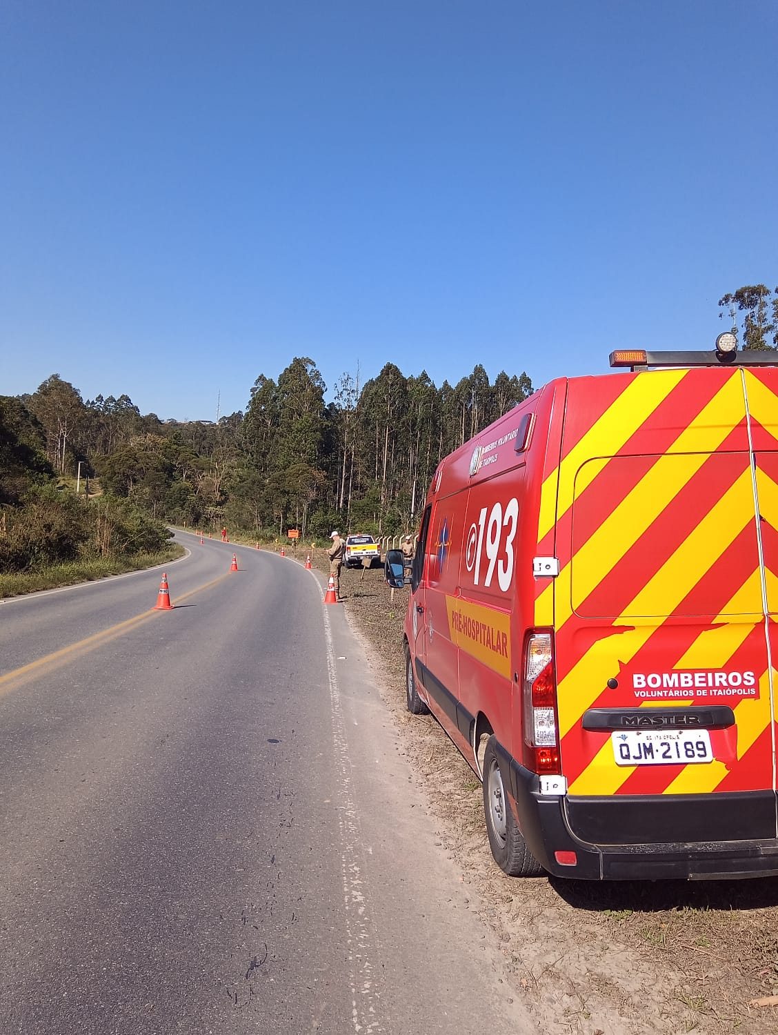 Motociclista Morre Após Bater Em Placa E Cair Em Córrego Na Sc-114 